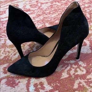 Enzo Angiolini Black suede high heels